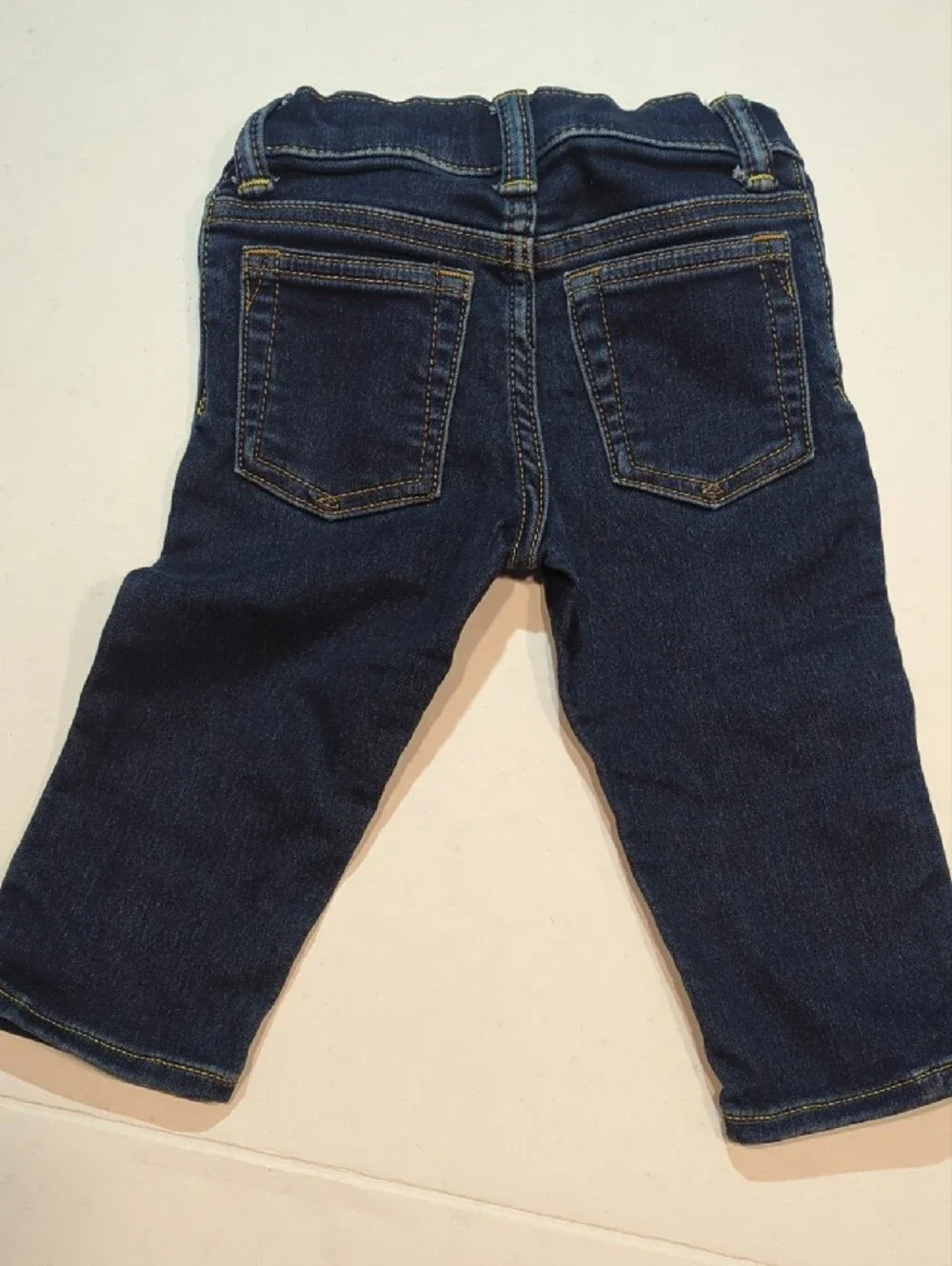 GAP Kids Dark Blue Denim Jeans with Contrast Stitching
